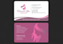 do luxury health and beauty business card